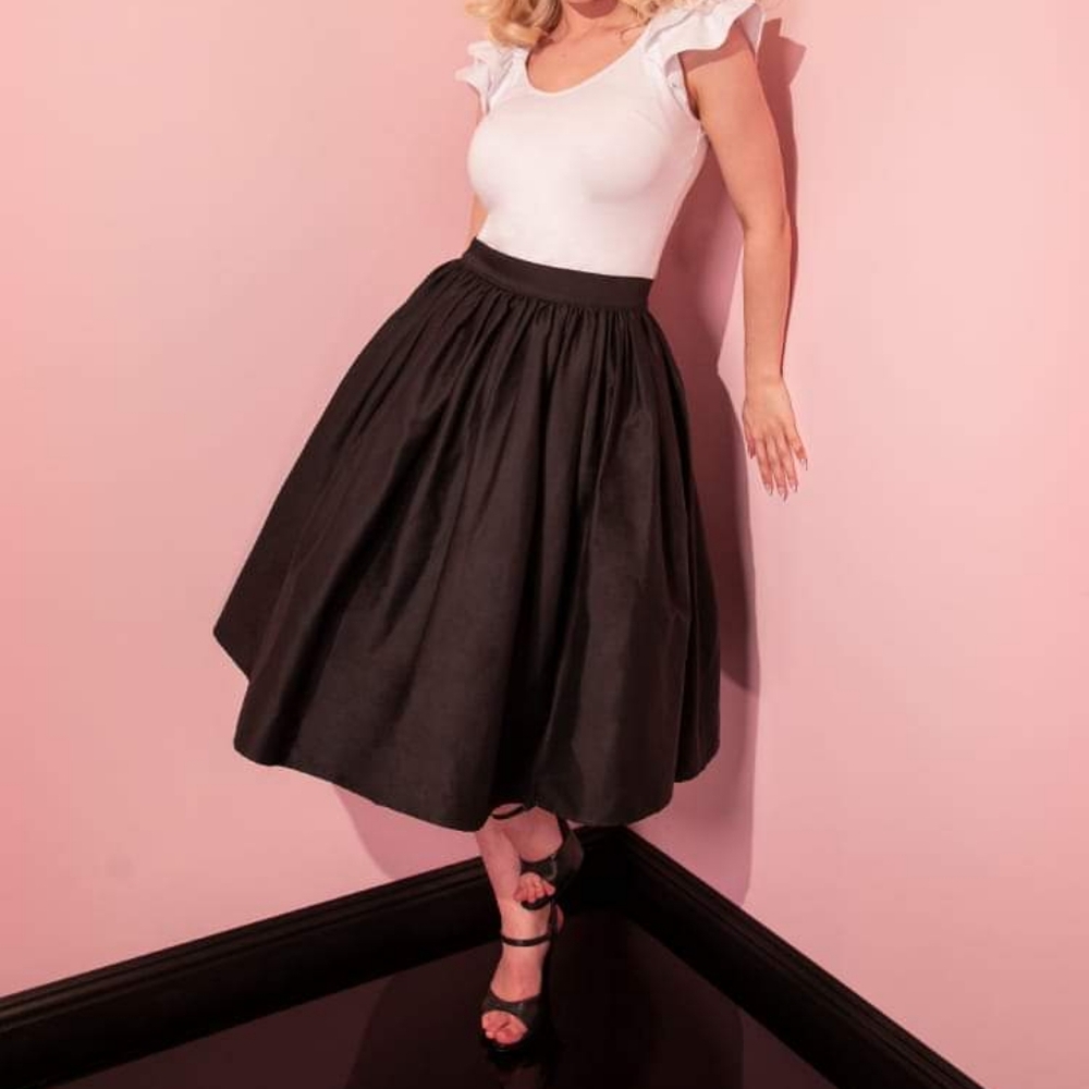 Vixen by Micheline Pitt Black Skirt